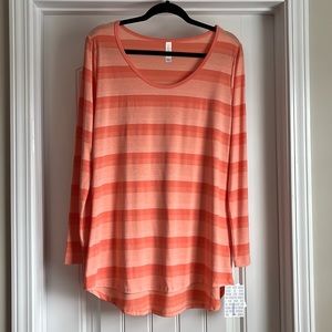 LuLaRoe Striped Lynnae Top